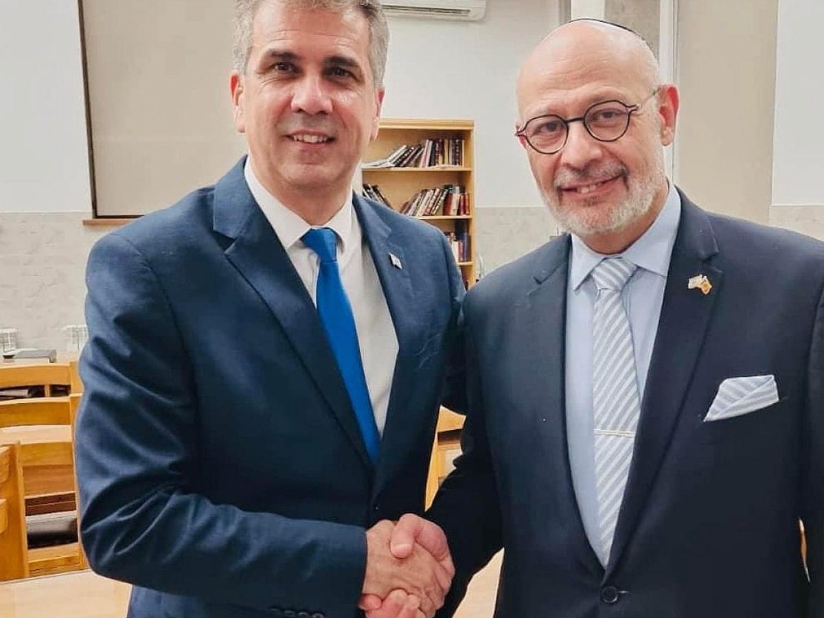 Глава МИД Израиля в Молдове: обговорить подготовку к прибытию десятков тысяч израильтян в Молдову по пути в Умань