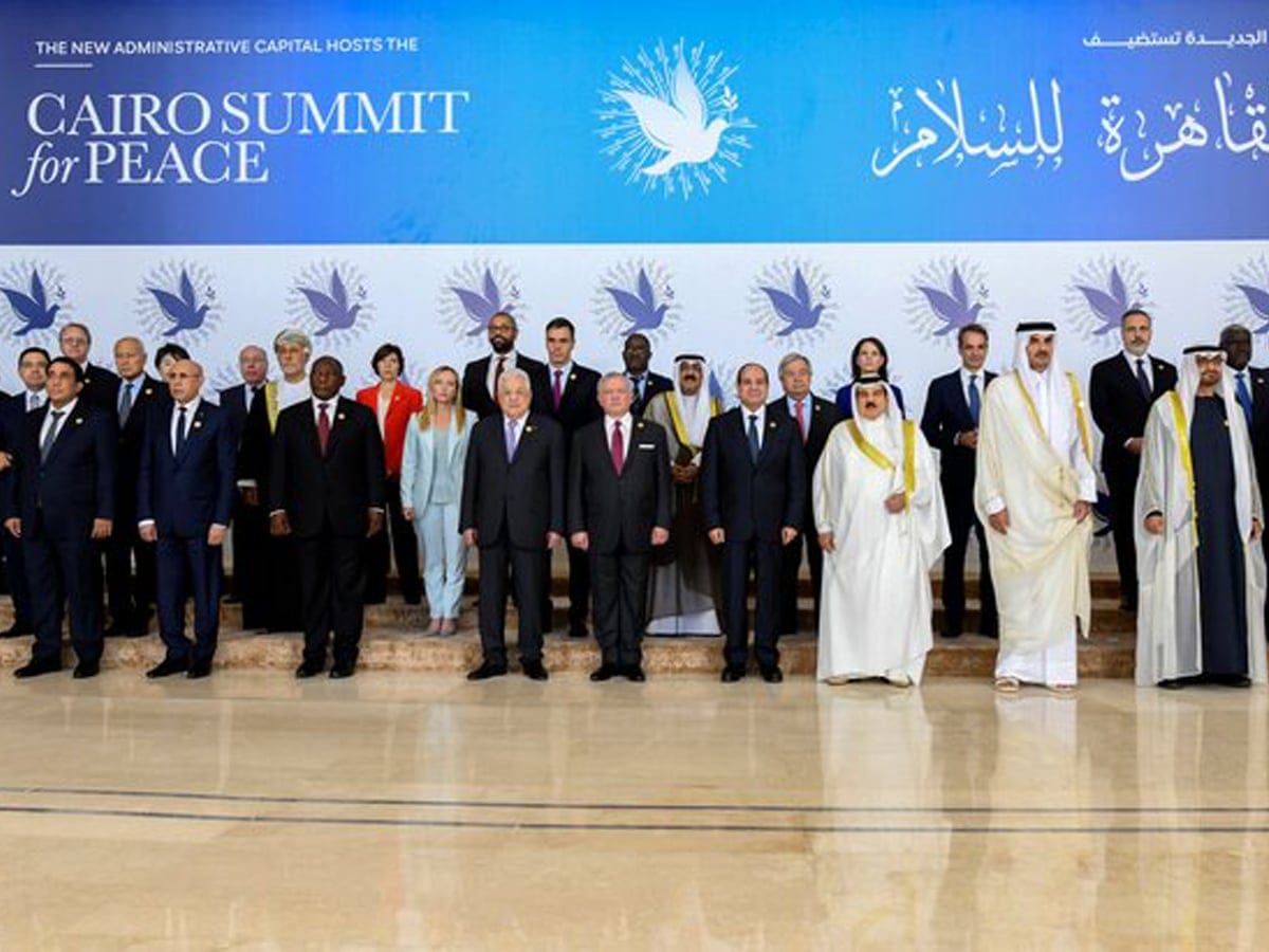 Новости Израиля На "Саммите Мира" в Каире даже арабские лидеры, находящиеся в мире с Израилем, выразили растущее недовольство войной в Газе