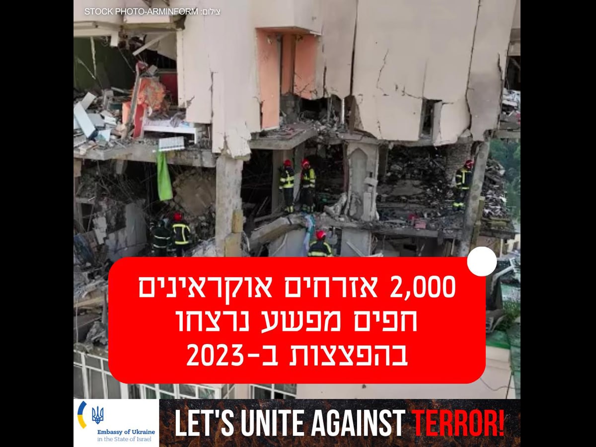 Новости Израиля "Мы вместе должны остановить ось зла Иран-Россия-ХАМАС", - посольство Украины в Израиле