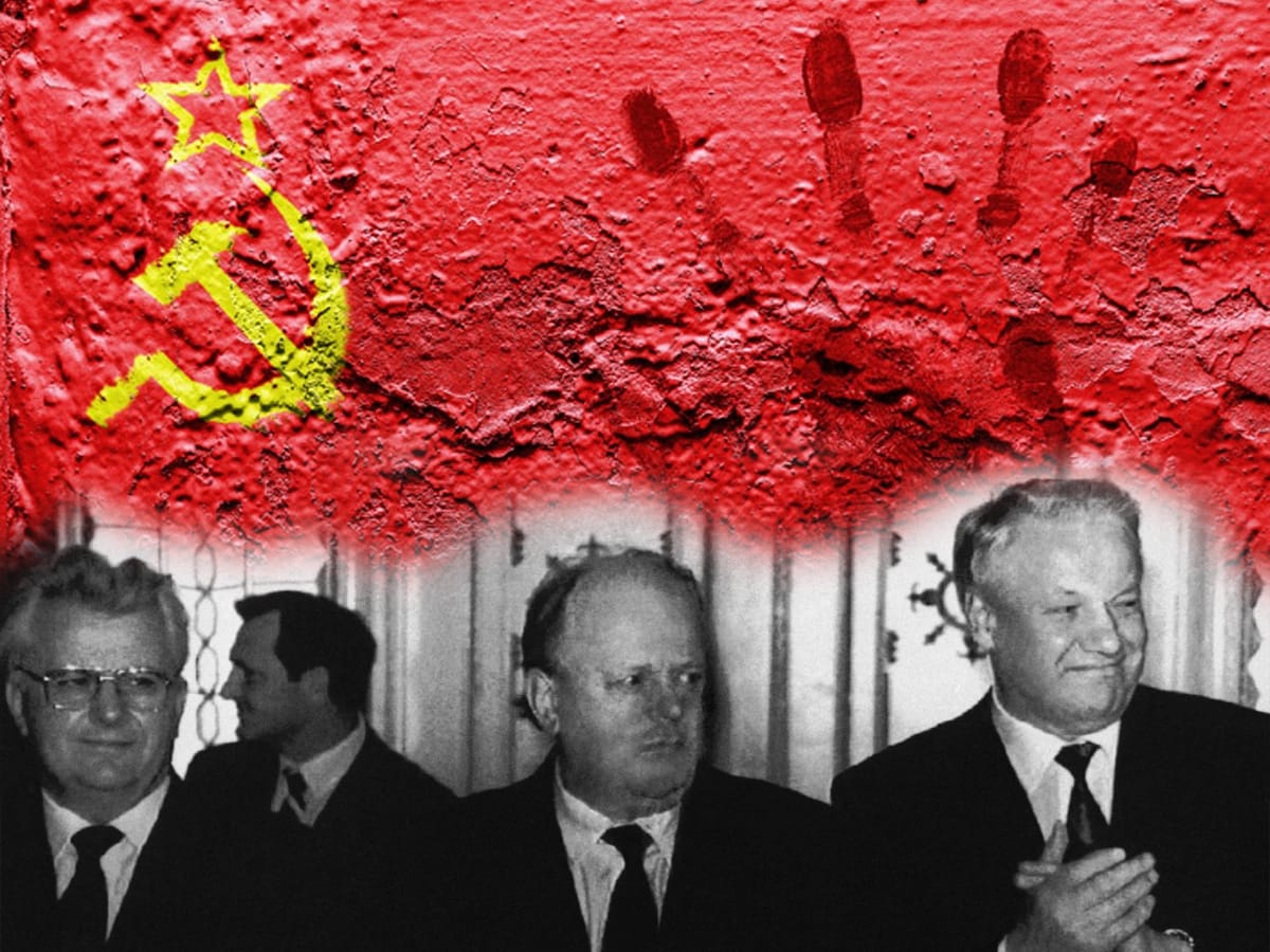 Новости Израиля Баня, шампанское, соглашение от руки. 8 декабря 1991 года Кравчук, Шушкевич и пьяный Ельцин прекратили существование СССР