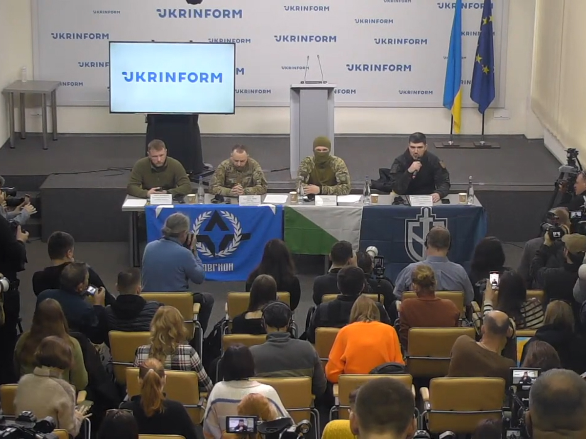 Видео: Прессконференция 21 марта 2024 российских добровольческих формирований по СВО в Белгородской и Курской областях РФ