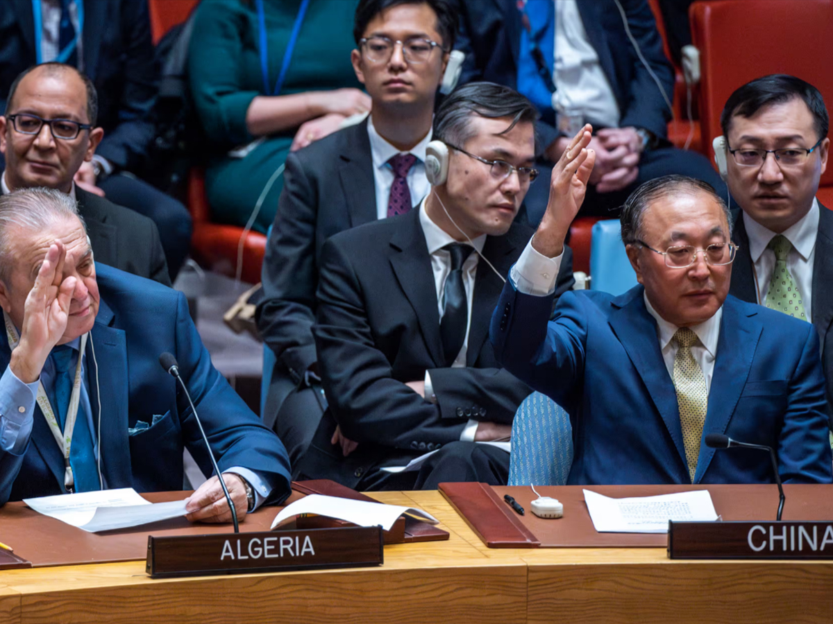 Россия и Китай наложили вето на резолюцию США, призывающую к немедленному прекращению огня в Газе