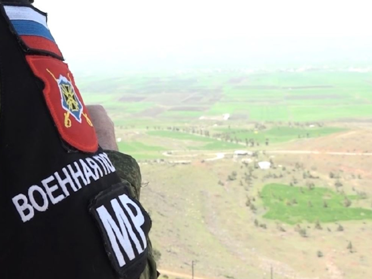 В районе Голанских высот развернут новый российский наблюдательный пост вдоль линии разграничения «Браво»