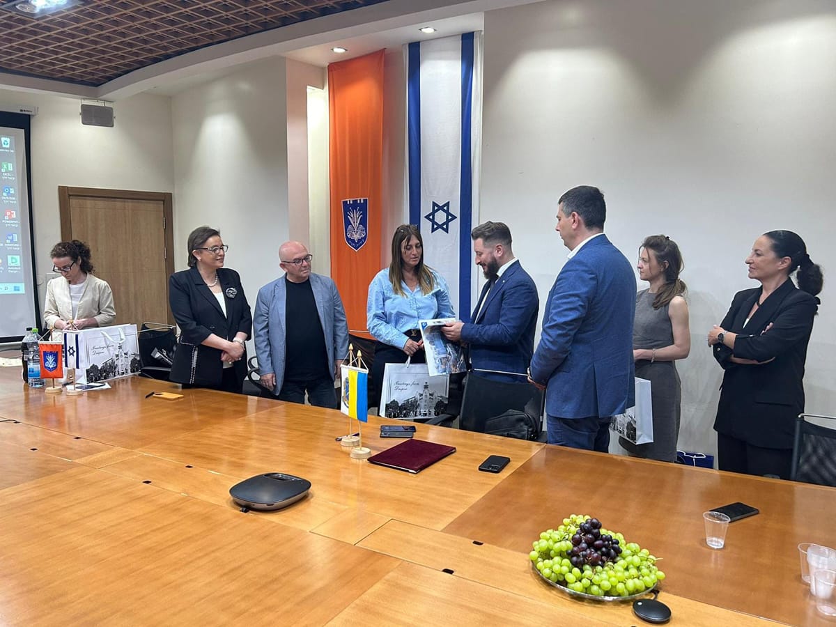 Подписан Меморандум о дружбе между городом Днепр, Украина и городом Нетания, Государство Израиль.