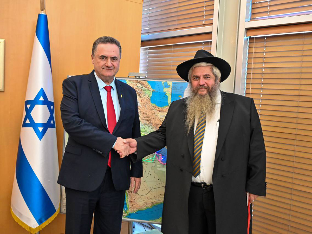 "Важный шаг в укреплении взаимодействия между Украиной и Израилем" - главный раввин Украины Моше Асман провел встречу с главой МИД Израиля