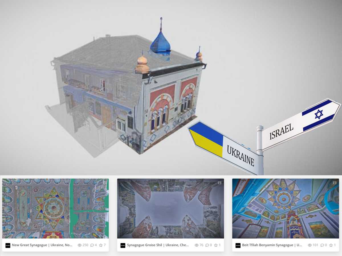 Украинские эксперты оцифровали синагоги Буковины с уникальными росписями - можно уже смотреть