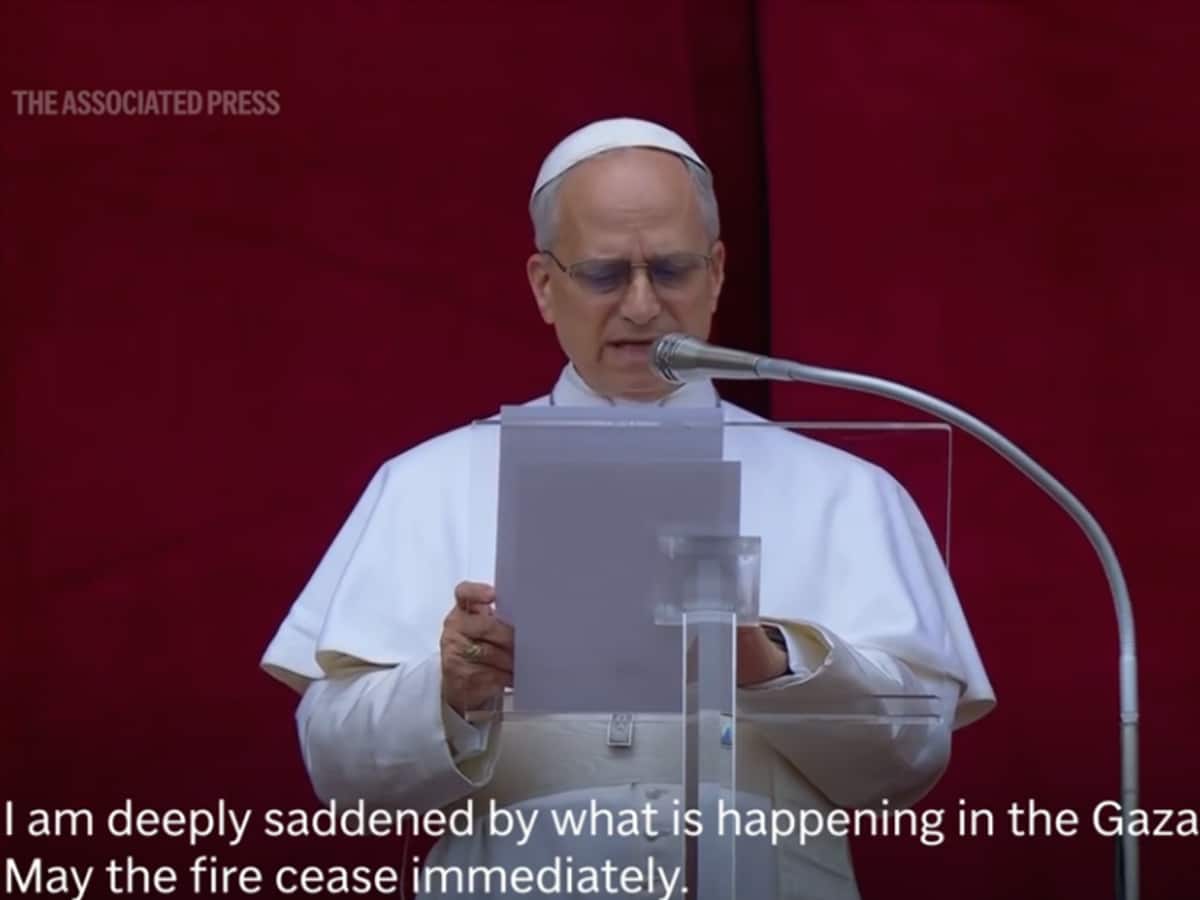 "Никогда больше войны" - Папа Римский Лев XIV призвал к справедливому миру в Украине и к немедленному прекращению огня в Секторе Газа и освобождению всех израильских заложников НАновости новости Израиля 11 мая 2025