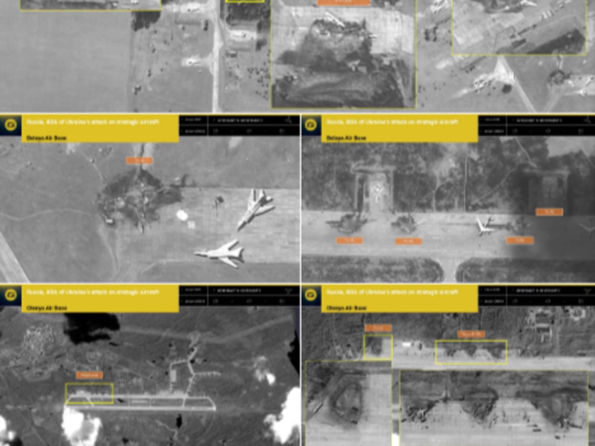 Спутниковые снимки израильской компании ImageSat International раскрывают масштабы удара СБУ по стратегическим авиабазам РФ - Операция «Паутина» НАновости новости Израиля 5 июня 2025