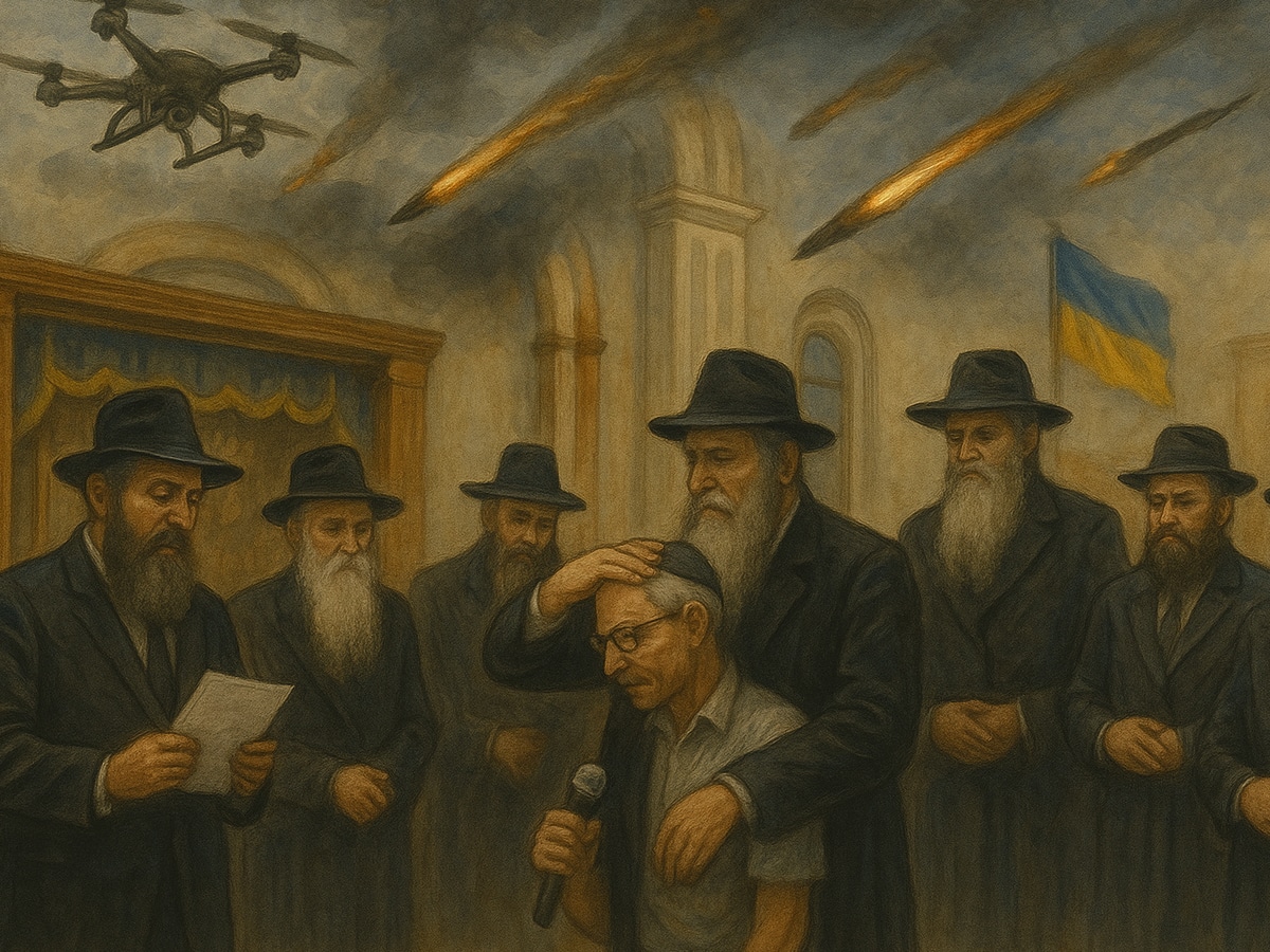 В Кременчуге (Украина) впервые провели массово еврейский обряд "выкупа первенцев" — от младенцев до 70-летних - всего 24 . НАновости новости Израиля 13 июля 2025