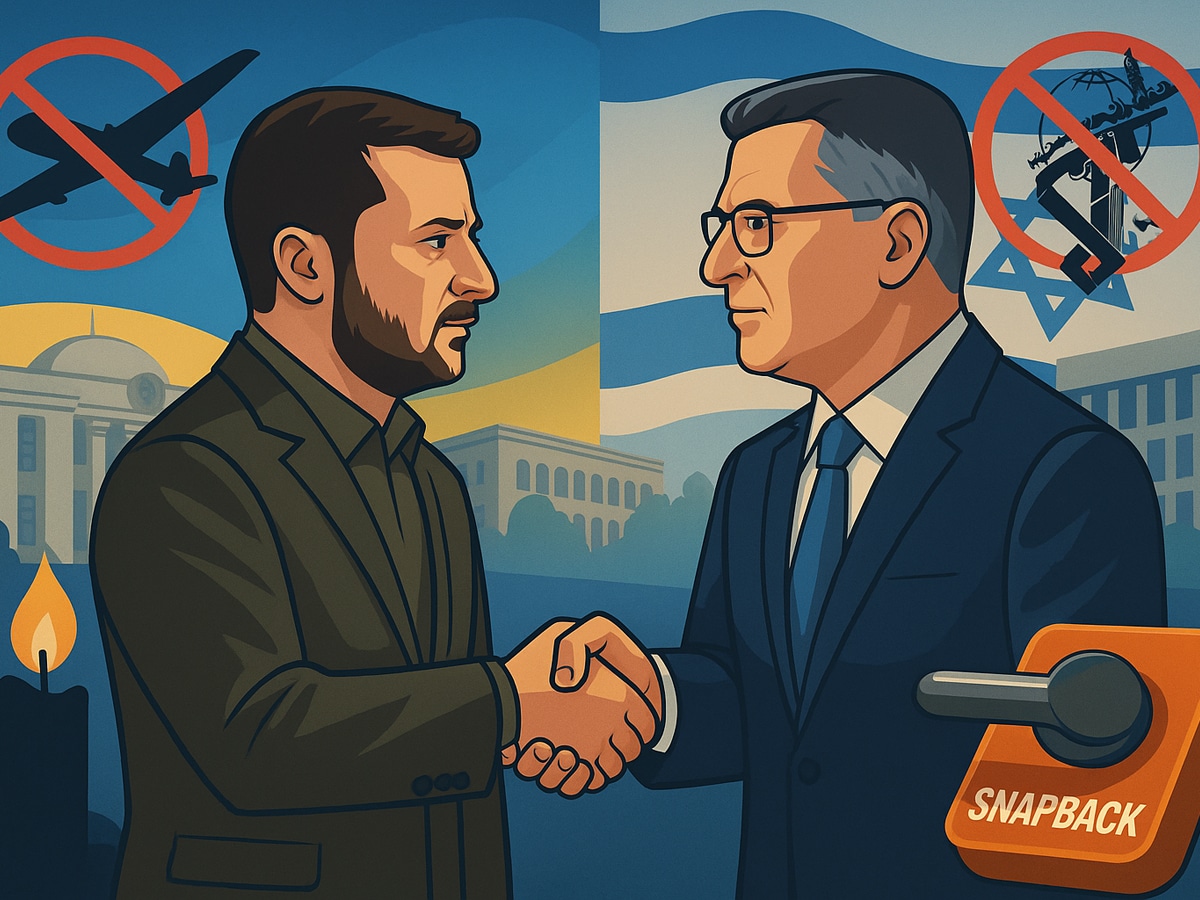 Встреча Зеленского и Гидеона Саара в Киеве: признать КСИР террористами, SnapBack против Ирана и память о Холокосте