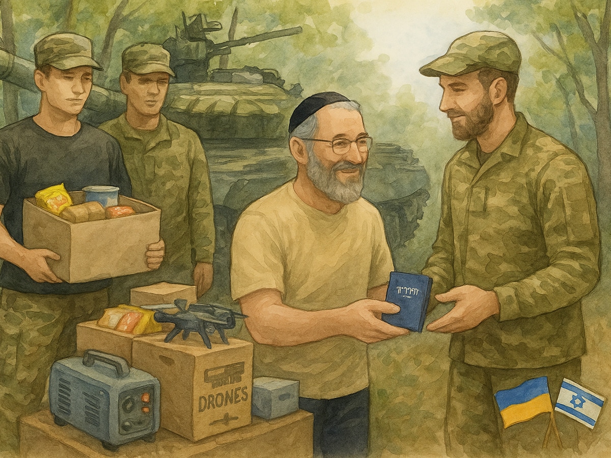Генераторы, дроны и Тигилим для защитников: как еврейская община Украины поддерживает фронт НАновости новости Израиля 29 июля 2025