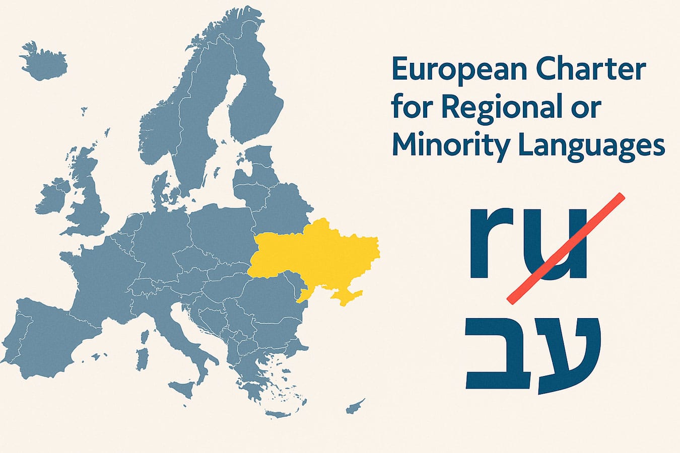 Русский уберут, иврит добавят: в Украине планируют изменить перечень региональных и миноритарных языков