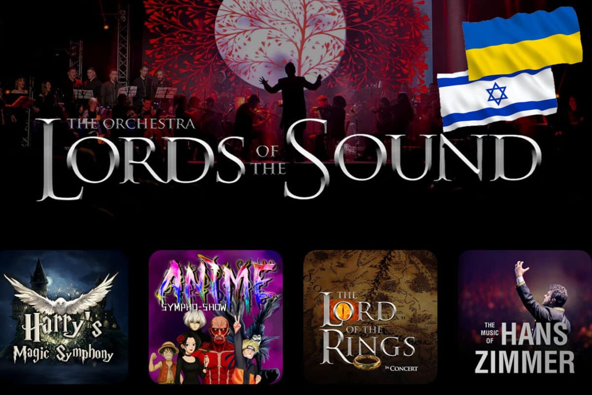 Украинский симфонический оркестр Lords of the Sound в Израиле 11-20 января 2025: магия симфоний, культовые саундтреки и украинская аутентика