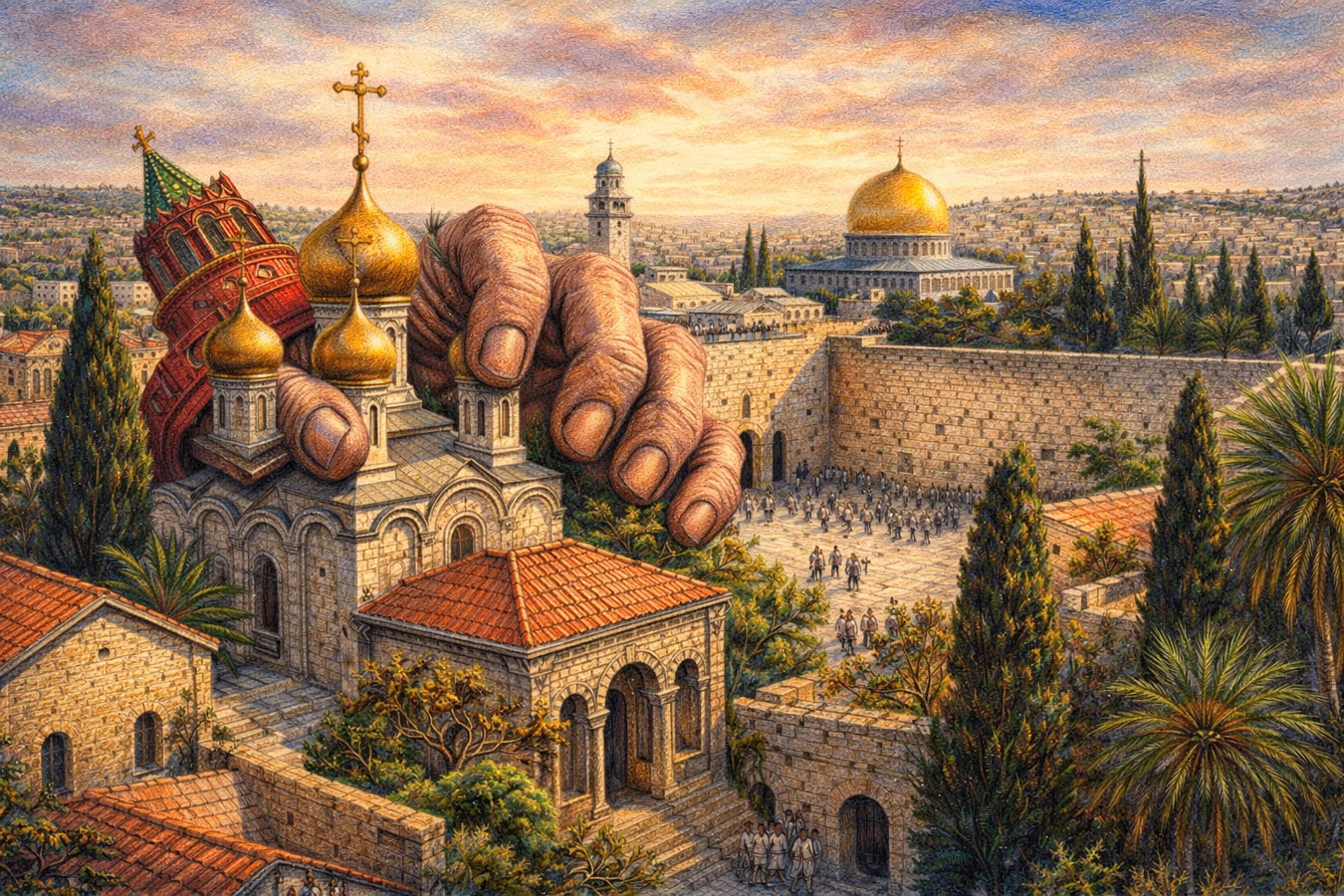 Александровское подворье и длинная тень кремля: почему «исторические территории» снова стучатся в Иерусалим