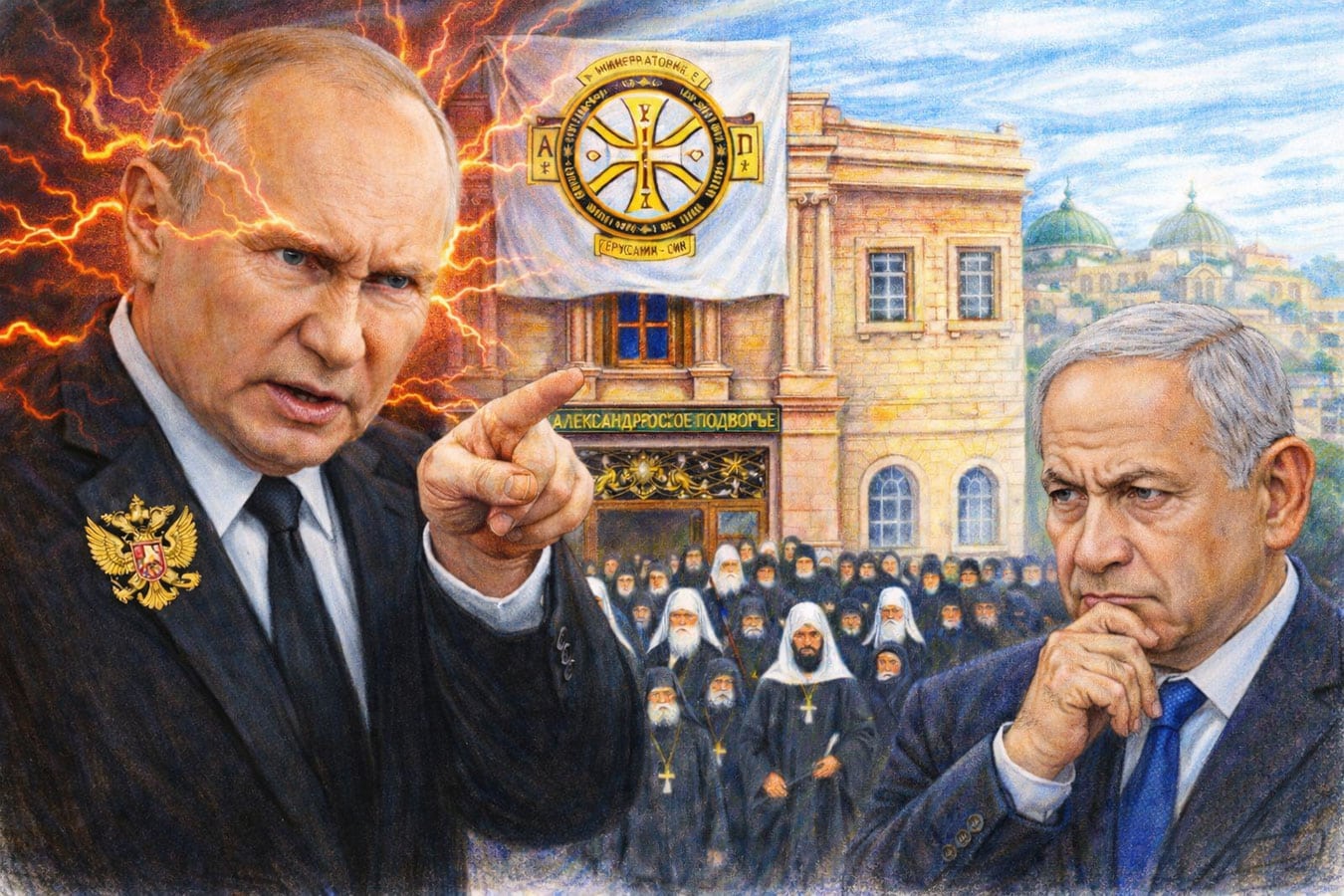 Чьё всё-таки Александровское подворье в Иерусалиме? и сможет ли Нетаньяху "соблюсти интересы государства Израиль" в этом кейсе?