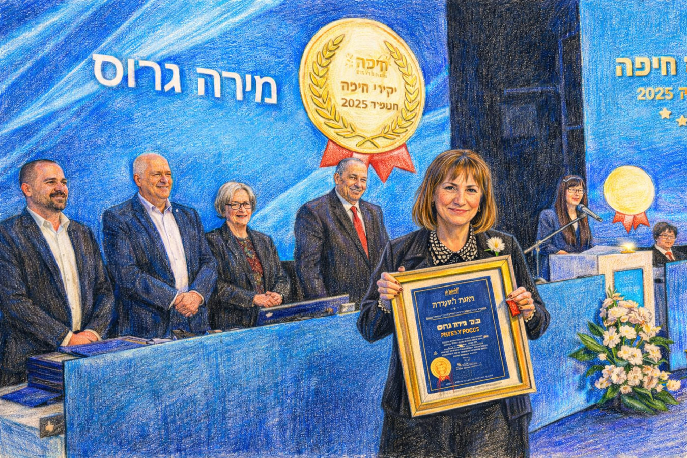 Евреи из Украины: Мира Гросс из Черновцов — среди 12 «Почётных жителей Хайфы» за 2025 год