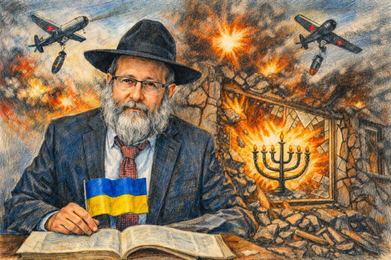 "Мы остаёмся здесь, чтобы помогать общинам" - дом раввина в Кривом Роге попал под российский удар: охранник ранен, семья спаслась, община считает ущерб