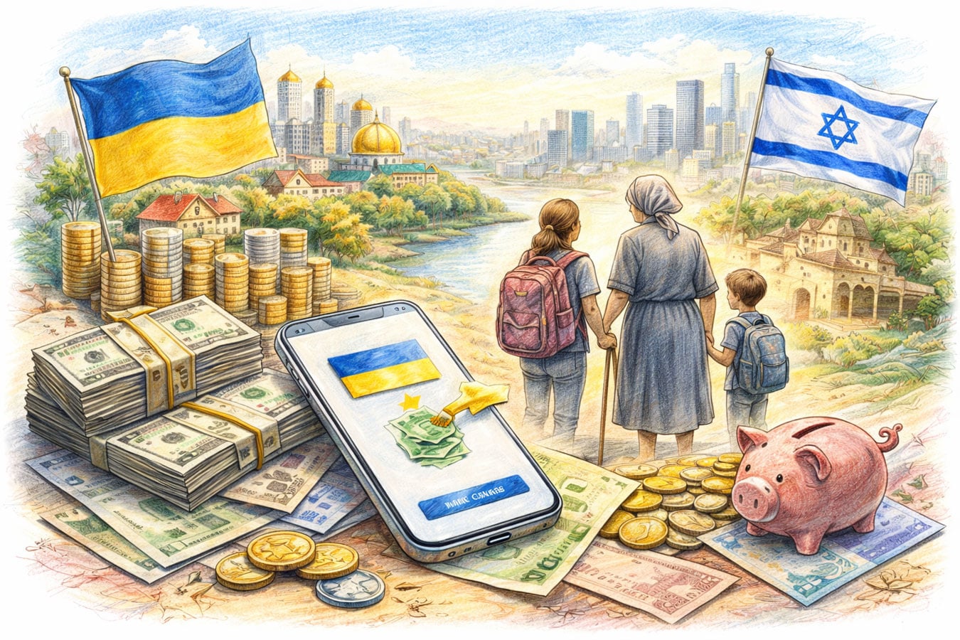 Падение частных переводов в Украину в 2025: Израиль среди лидеров, но тренд общий