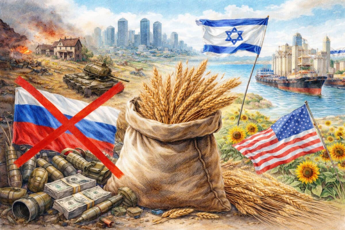 Израиль отказывается от российского зерна, в том числе ворованного с временно оккупированных территорий Украины, и меняет зерновой курс под давлением Вашингтона
