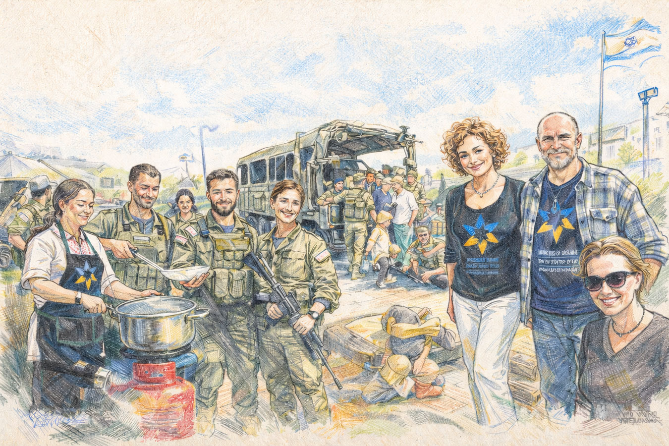 «Израильские друзья Украины» в проекте Ильи Аксельрода «Мосты надежды»: как волонтёры связали страну после 7 октября. Летопись человеческого духа