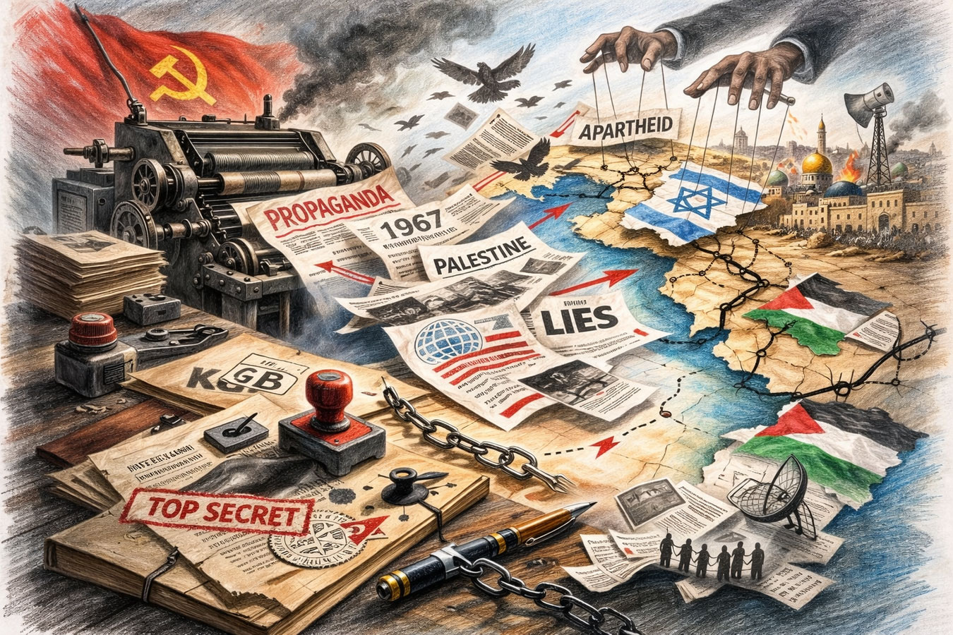 Ложь, рождённая в Москве: как СССР создал антиизраильские нарративы, которые живут до сих пор