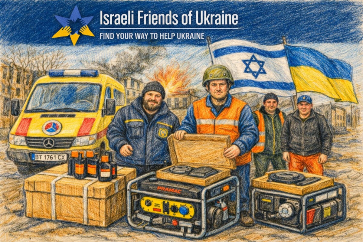17 генераторов для Херсона из Израиля: как сбор "Израильских друзей Украины" дал реальный результат под огнём - новости Израиля