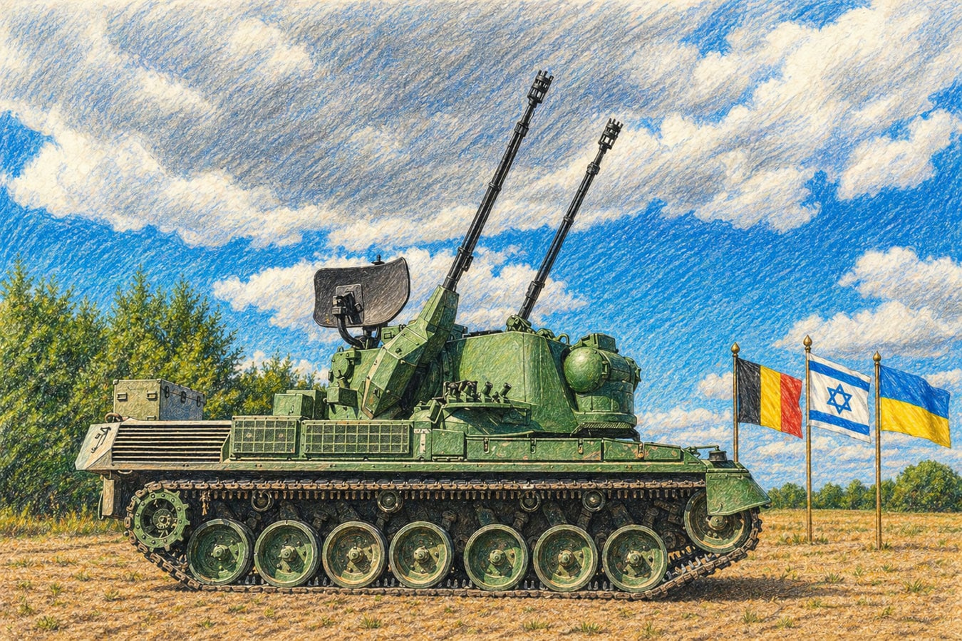 Израильская компания Elbit Systems и Украина в центре крупной сделки: Бельгия закупит для Киева 15 зенитных комплексов Gepard