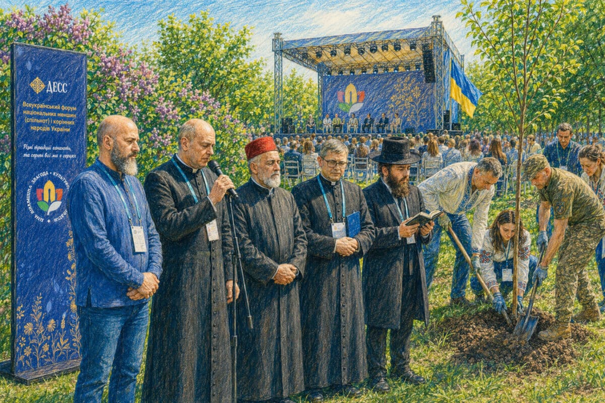 Раввин молился за победу Украины: в Киеве прошел "Всеукраинский форум национальных меньшинств, национальных общин и коренных народов"