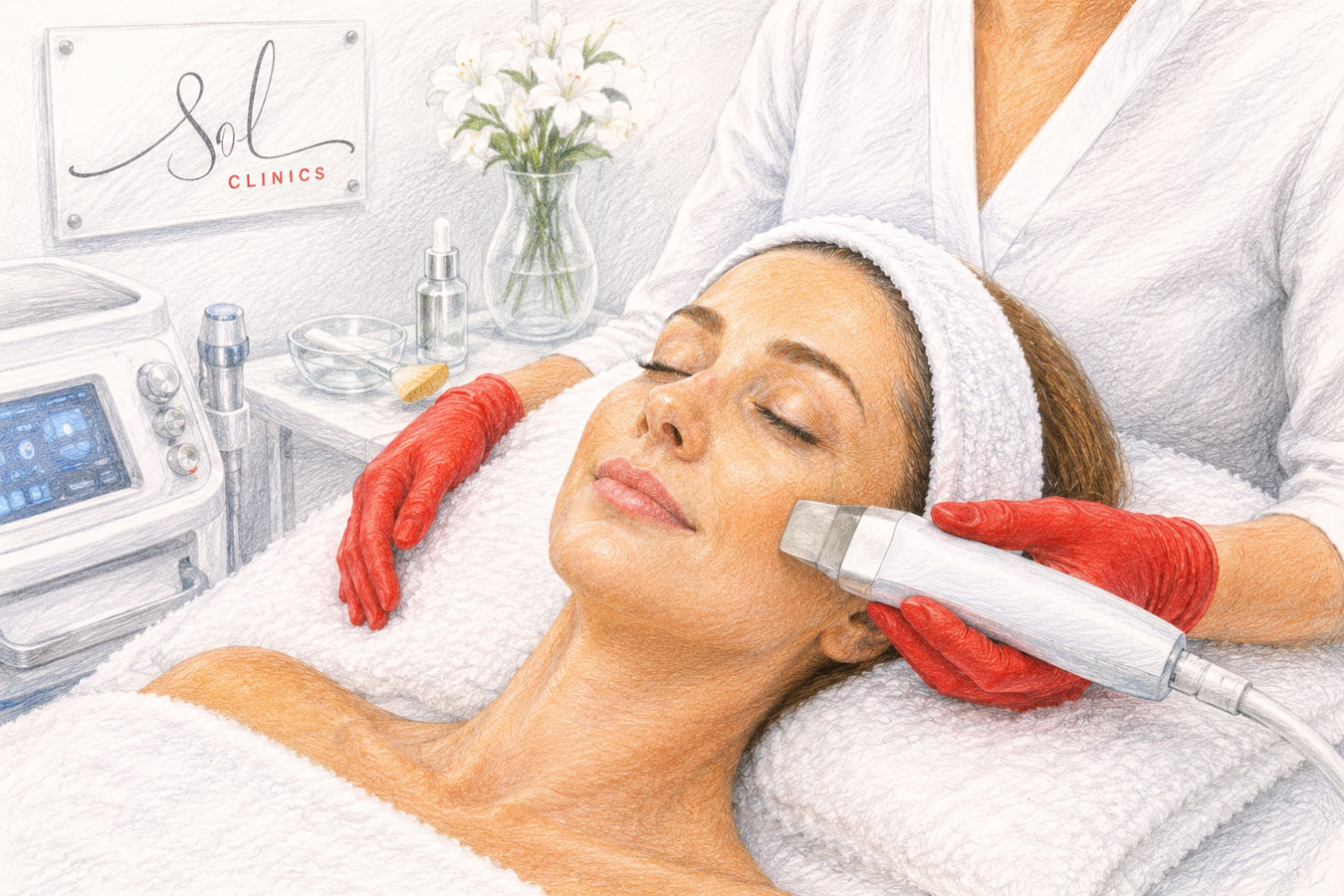 Косметолог в Хайфе — Sol Clinics: аппаратная косметология, RF-лифтинг, IPL, мезотерапия, акне, пигментация, целлюлит