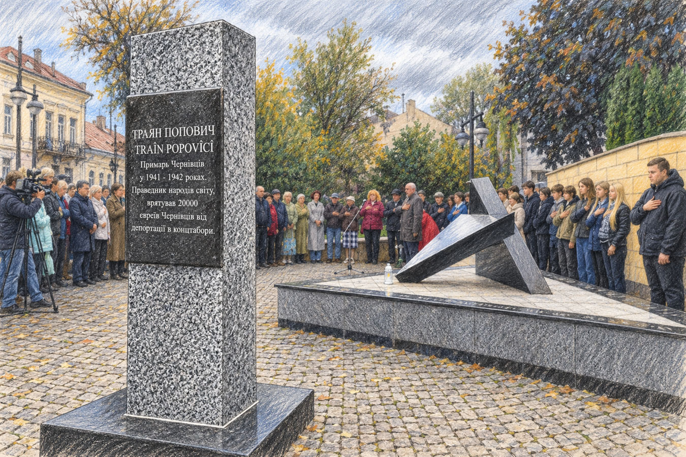 В Черновцах установили памятник Траяну Поповичу, Праведнику народов мира, спасшему почти 20 тысяч евреев: история мэра, которого чтят Украина, Израиль и Румыния