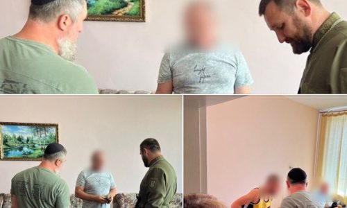 Еврейский капеллан и капеллан Нацгвардии Украины посетили освобожденных из плена украинских воинов и провели совместные молитвы