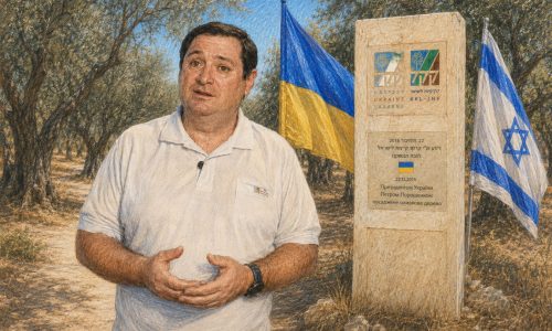 Из леса «Украина» в израильском Негеве: уроженец Харькова Игаль Ясинов, директор ЕНФ-ККЛ Евразия, поздравил Украину с Днём Независимости